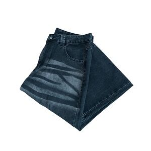 Baggy Tiger Scratched Jeans